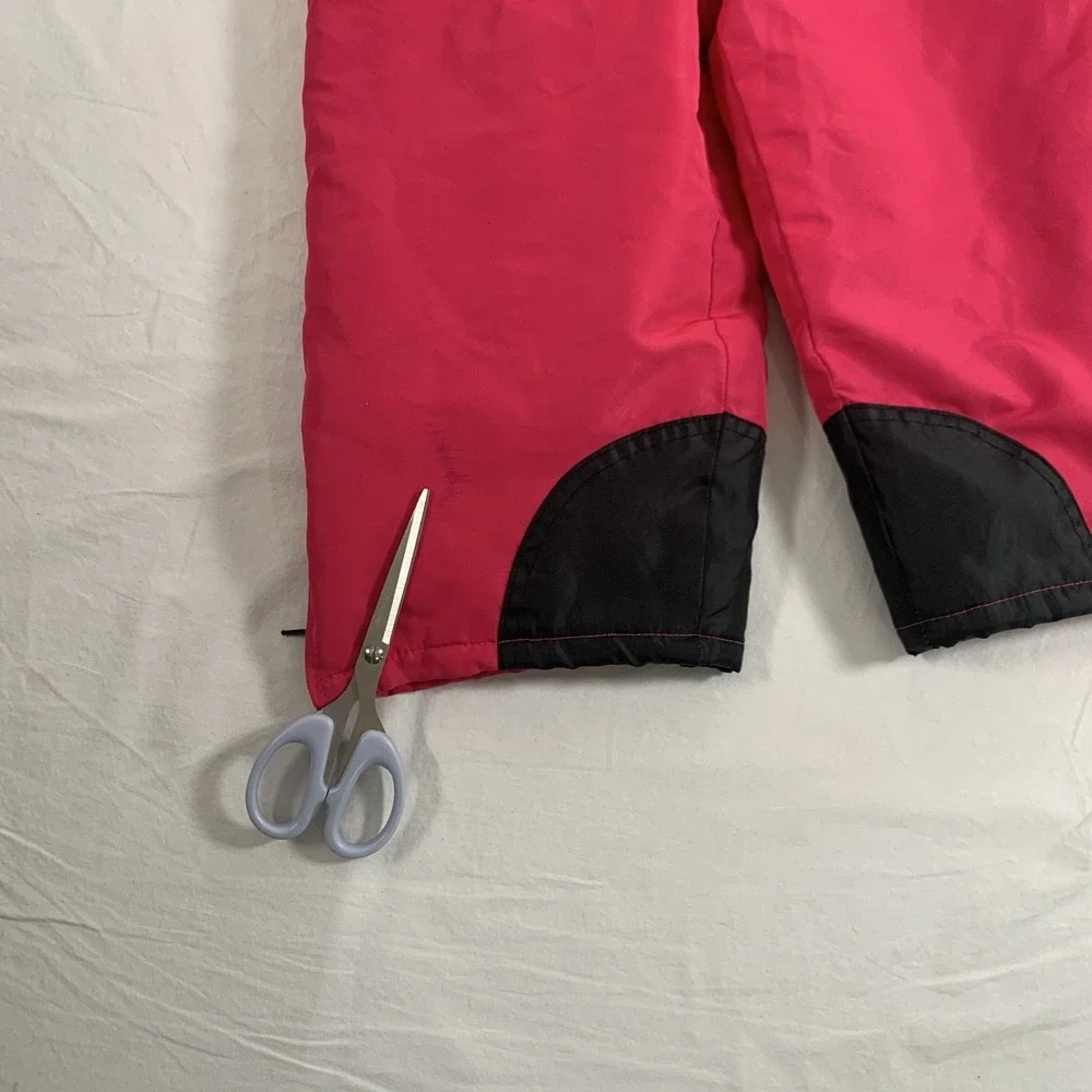 Faded Glory Girls' Toddler Size 4T Pink Winter Snow Bib Ski Pants Snowsuit‎